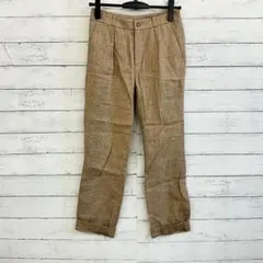 【LAUREN RALPH LAUREN】パンツ　⭐ツイードチェック 茶 XS