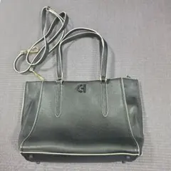 COLE HAAN ブラック トートバッグ