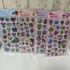 たまごっちの立体シール、４枚セット