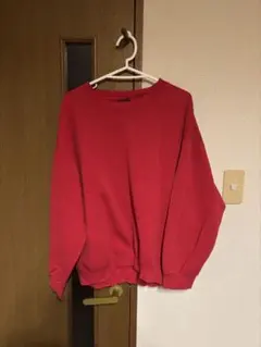 90s HONORS 無地 赤 スウェット MADE IN USA