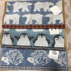 タオル　ハリネズミ　シロクマ　ペンギン　canvas de fragranceのサムネイル