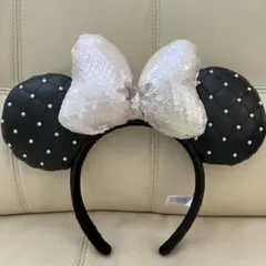 【美品】ディズニー　カチューシャ フリー ミニー　キルティング