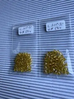 スワロフスキー4ミリ　ライトトパーズ100個
