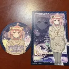 カラフルピーチ 東武動物公園 コースター　ポストカード のあ