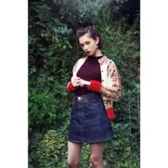 SLY 台形デニムスカート