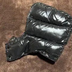 メンズMONCLER 正規品 ダウンジャケットフードのみ ブラック スナップ5個