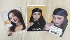 TWICE ジヒョ トレカ　3枚セット