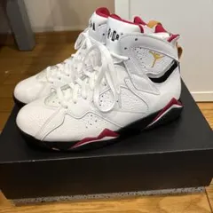 Air Jordan 7 ホワイト/ブラック/ レトロ　カーディナル　2022
