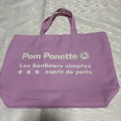 Pom Ponette 　ポンポネット　ピンク ショップバックのサムネイル