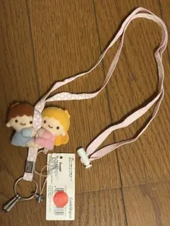 リトルツインスターズ　キキララ　ネックストラップ　マスコット　レトロ　サンリオ