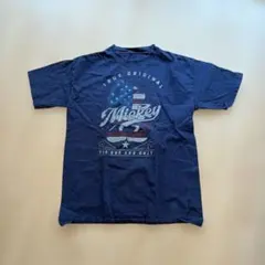 Disney ミッキーマウス Tシャツ ネイビー