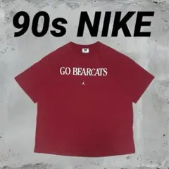 90s NIKE vintage 半袖Tシャツ　レッド　USA製 XLサイズ