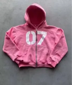 短丈ジップフーディ y2k archive opium 海外ストリート