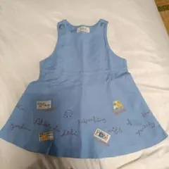 bebe 水色 ジャンバースカート