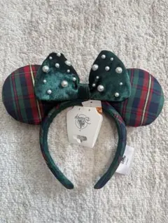 カチューシャ　チェック　ディズニー