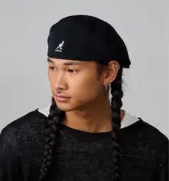 新品* KANGOL カンゴール ハンチング ベレー帽 メッシュブラック