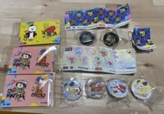 BT21 くら寿司　アクリルステッカー　缶バッジ　6種類　おまけ