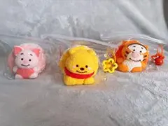 pupuland スクイーズ プーさん ピグレット　ティガー　ケーキ