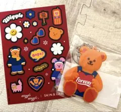 Skin&Lab スキンアンドラブ ウィグルウィグルキーホルダー ステッカー