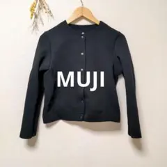 MUJI 無印良品 カーディガン トップス 無地 シンプル ブラック
