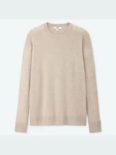 UNIQLO ユニクロ　メリノブレンドリブクルーネックセーター（長袖）