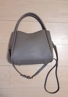 FIRANO 2way ショルダーバッグ ハンドバッグ グレーのサムネイル