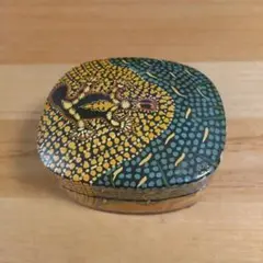 美品　アボリジニ・アート　オーストラリア　　伝統芸術　壺　花瓶　丁寧に描かれた 美品 アボリジニ・アート オーストラリア 伝統芸術 壺 花瓶 丁寧