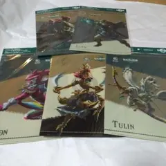 サントリー　BOSS ゼルダの伝説　オリジナルA4クリアファイル　５種類