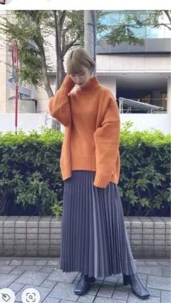 CINOH  別注 タートルネックニット