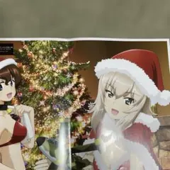 ガールズ&パンツァー　ストライクウィッチーズ両面ピンナップポスターメガミマガジン