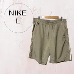 ナイキ DRI-FIT ショートパンツ L メンズ ベージュ系トレーニング 速乾