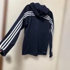 adidas Climalite フルジップパーカー　S ネイビー