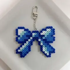 アイロンビーズ キーホルダー チャーム リボン 平成女児