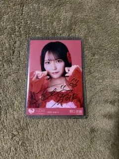 イコラブ　野口衣織　直筆　生写真　とくベチュ