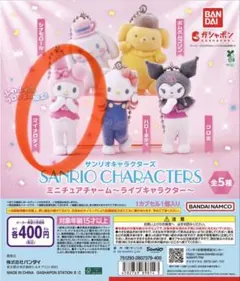 サンリオキャラクターズ ミニチュアチャーム ライブキャラクター マイメロディ新品