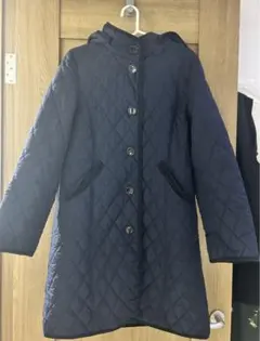 お値下げ中 ビームスハートコートキルティングフード取り外し可　2way ネイビー