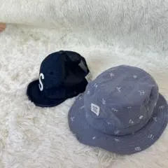 ベビー　帽子　2個セット　50センチ　52センチ