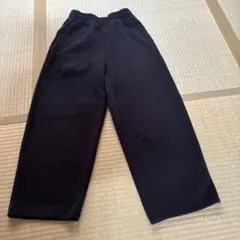 ユニクロC スウェットワイドパンツ　ブラック