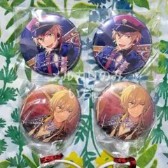 あんスタ 羽風薫 バラエティ缶バッジ プライズ 4点セット バラ缶