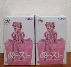 【桜ミク】ぬーどるストッパーフィギュア２点セット