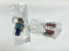 MINECRAFT めじるしアクセサリー スティーブ & TNT セット
