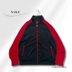 ナイキ ジャージ トラックジャケット XL 黒 赤 スウッシュ