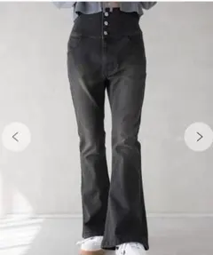 WEGO ブーツカット デニム M ブラック