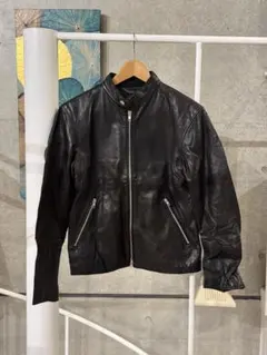 BEAUTY&YOUTH 本革レザージャケット 黒 M