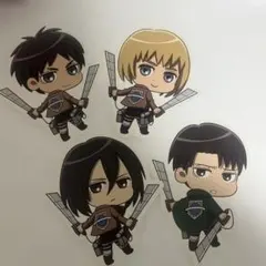 進撃の巨人 ハガキ　4体セット