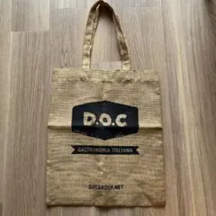 ジュートトートバッグ　D.O.C Deli