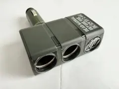 【2USB×2連ソケット】星光産業 EXEA 車用 電源増設ソケット 角度調節可