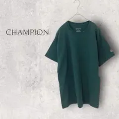 a065S【CHAMPION/チャンピオン】半袖Tシャツ ワンポイント ロゴ刺繍
