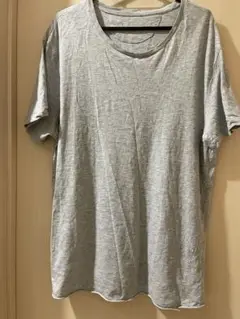 グレー クルーネック 半袖 Tシャツ
