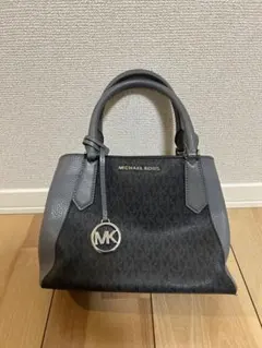 MICHAEL KORS グレー ブラック ハンドバッグ